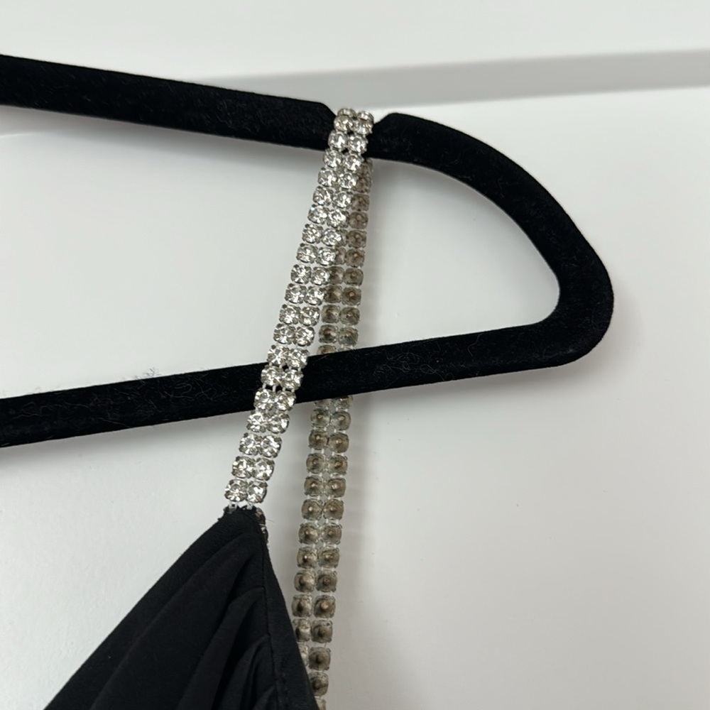Vintage 70s Rhinestone Strap Dress - Picture 4 of 14